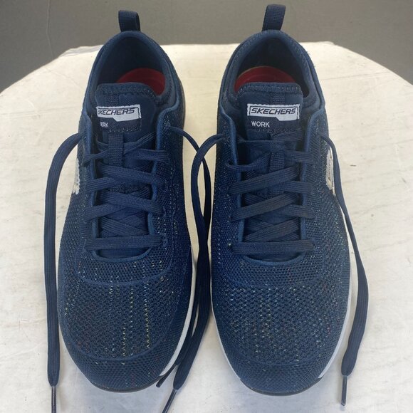 Skechers Womens Bulkin Balran Comp Toe Work Sneaker Navy Size 9.5 - Picture 12 of 12